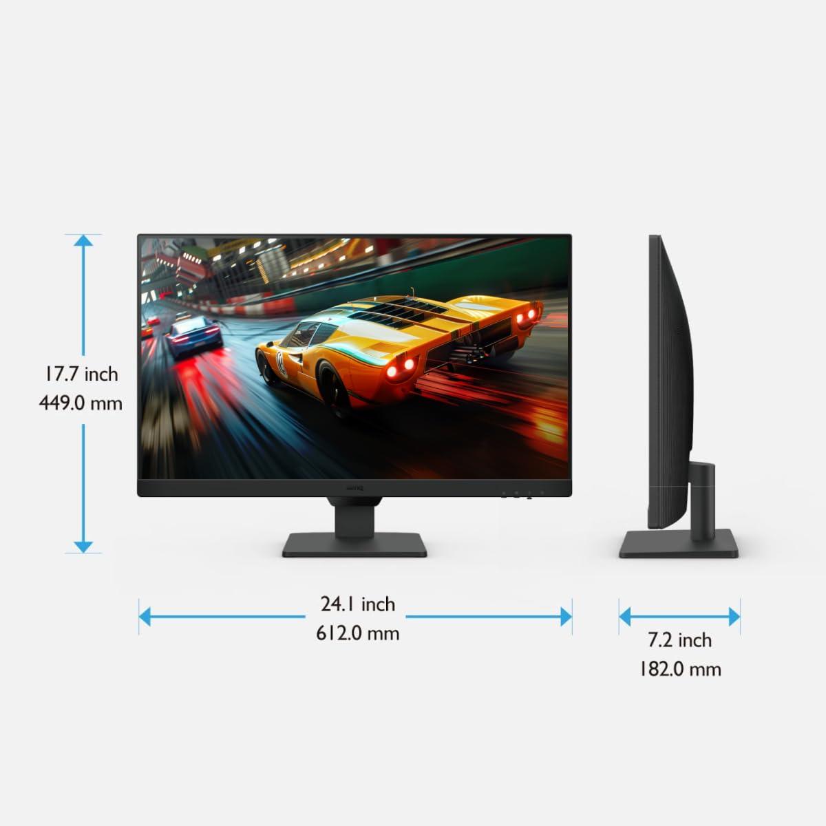 BenQ GW2490E 24 Inch Monitor, Gaming 100Hz, Full-HD, IPS, Eye-Care, HDMI, DP